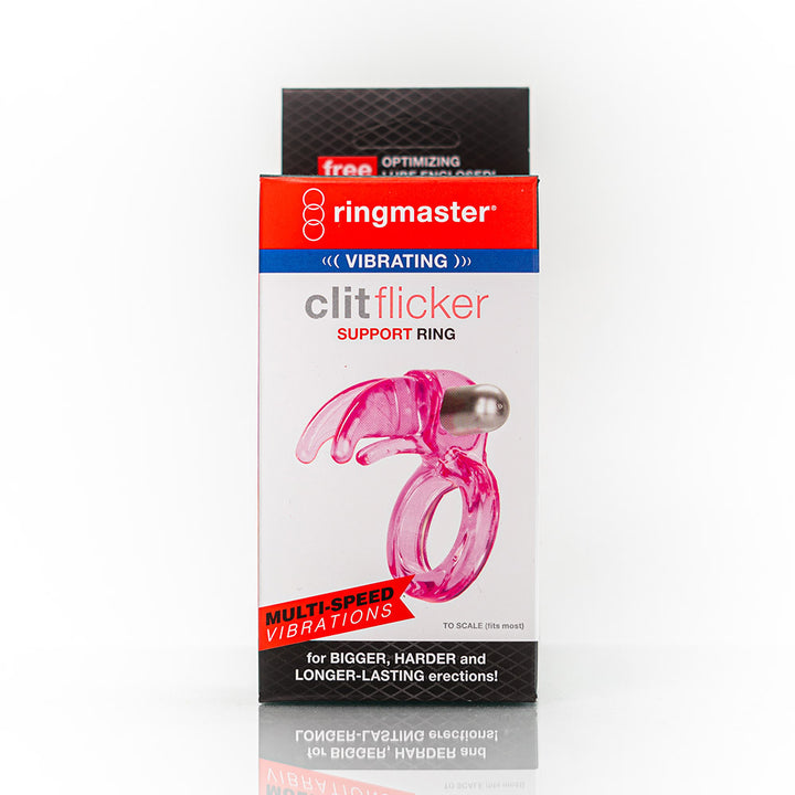 RingMaster Vibrating Clit Flicker Support Ring