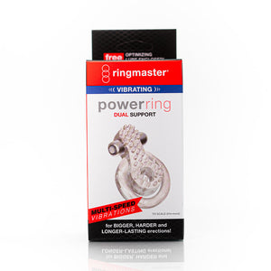 RingMaster Vibrating Power Ring with Dual Support