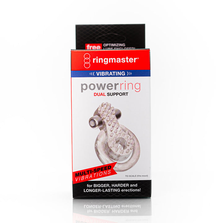 RingMaster Vibrating Power Ring with Dual Support